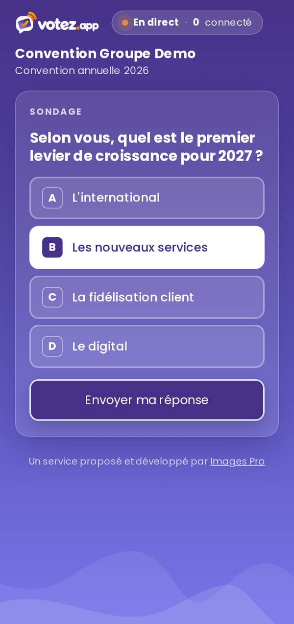 Écran de votez.app