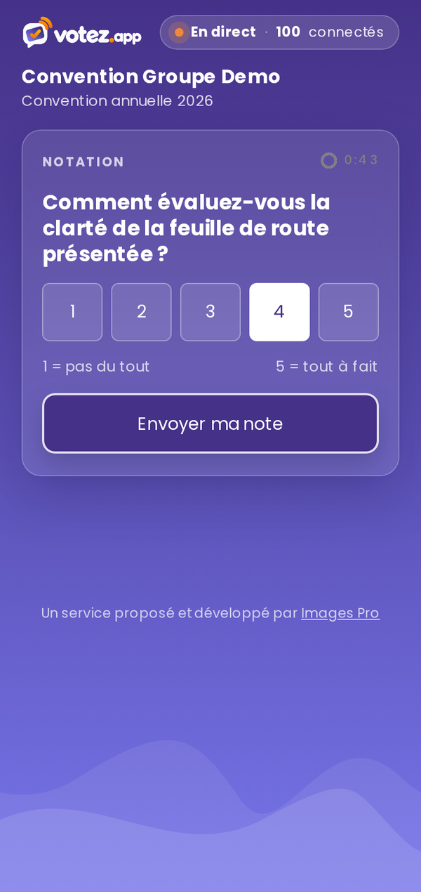 Écran de votez.app