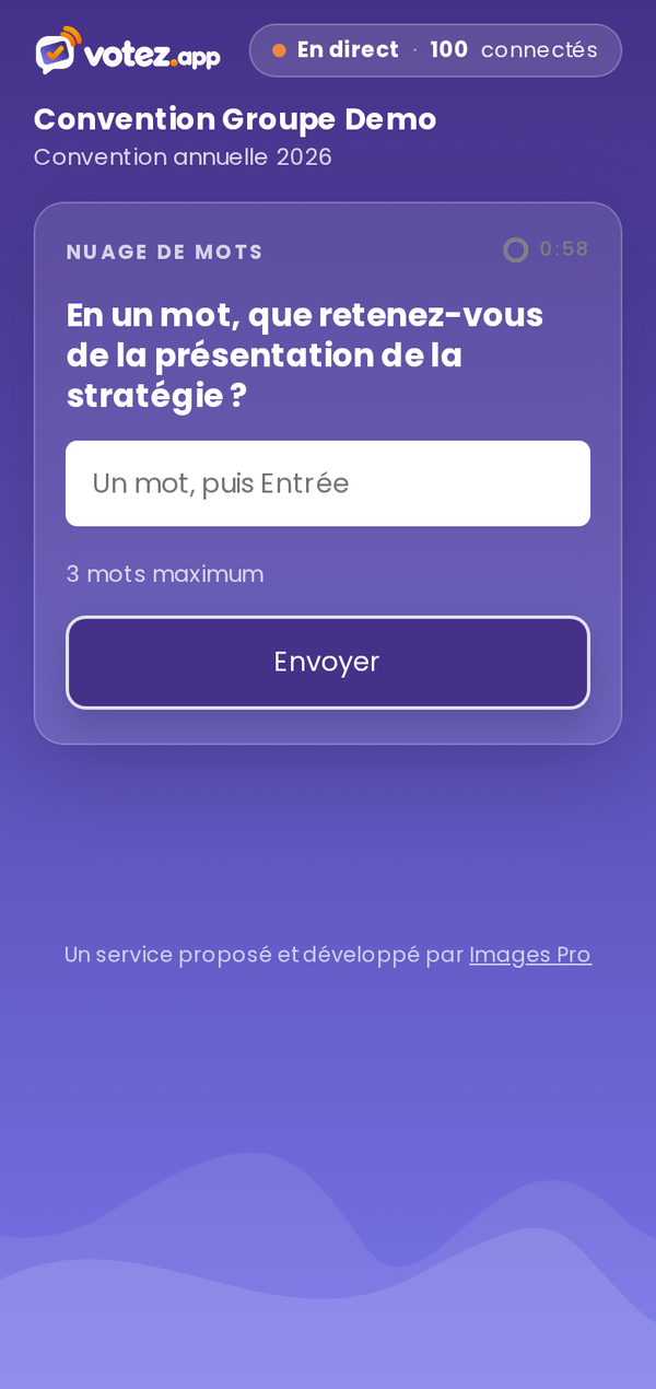 Écran de votez.app